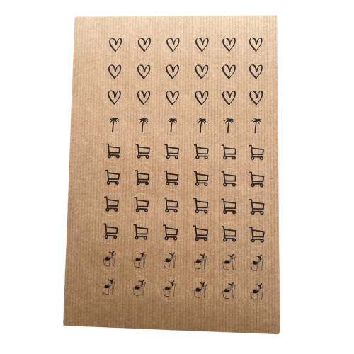 naklejki serca, wakacje, zakupy, exo but