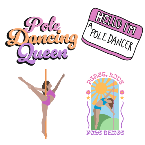 naklejki pole dance