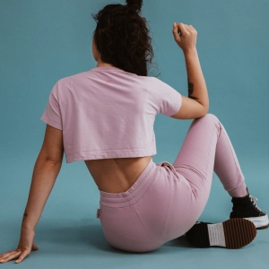 crop top pole dance pink