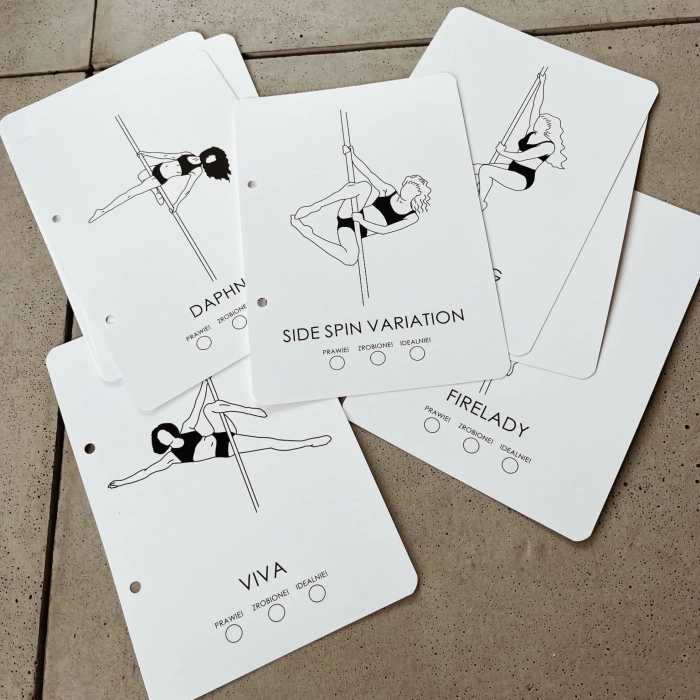 Karty z figurami Basic Spin Variations — wachlarz kart z figurami Daphne i Viva