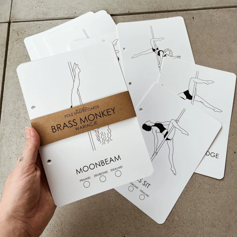 Karty z figurami Brass Monkey Variations — zestaw z banderolą i figurą Moonbeam