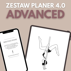 Karty z figurami pole dance Figury z Planera 4.0 Advanced do pobrania — podgląd karty na ekranie