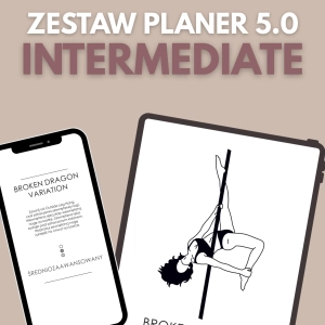 Karty z figurami pole dance Figury z Planera 5.0 Intermediate do pobrania — podgląd karty na ekranie