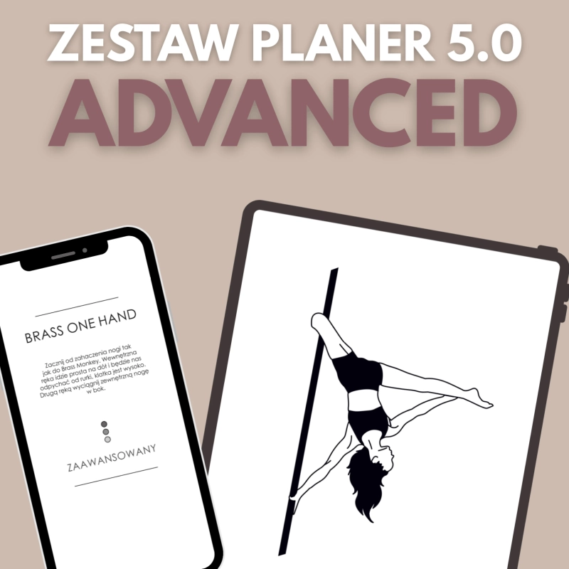 Karty z figurami pole dance Figury z Planera 5.0 Advanced do pobrania — podgląd karty na ekranie