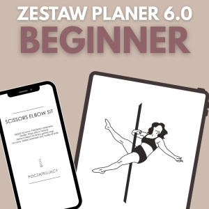 Karty z figurami pole dance Figury z Planera 6.0 Beginner do pobrania — podgląd karty na ekranie