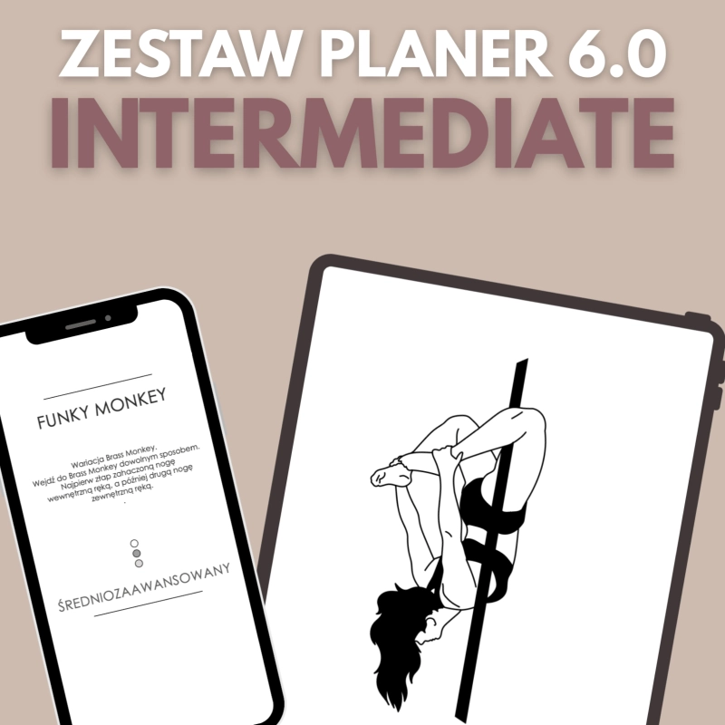 Karty z figurami pole dance Figury z Planera 6.0 Intermediate do pobrania — podgląd karty na ekranie