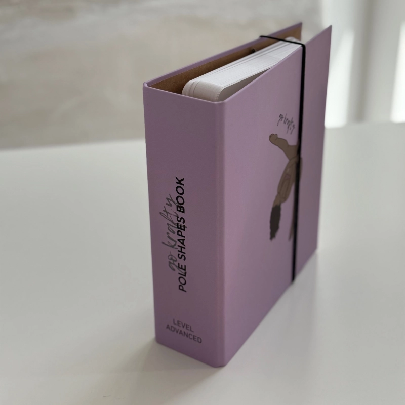 Segregator Pole Shapes Book Advanced – grzbiet z oznaczeniem poziomu