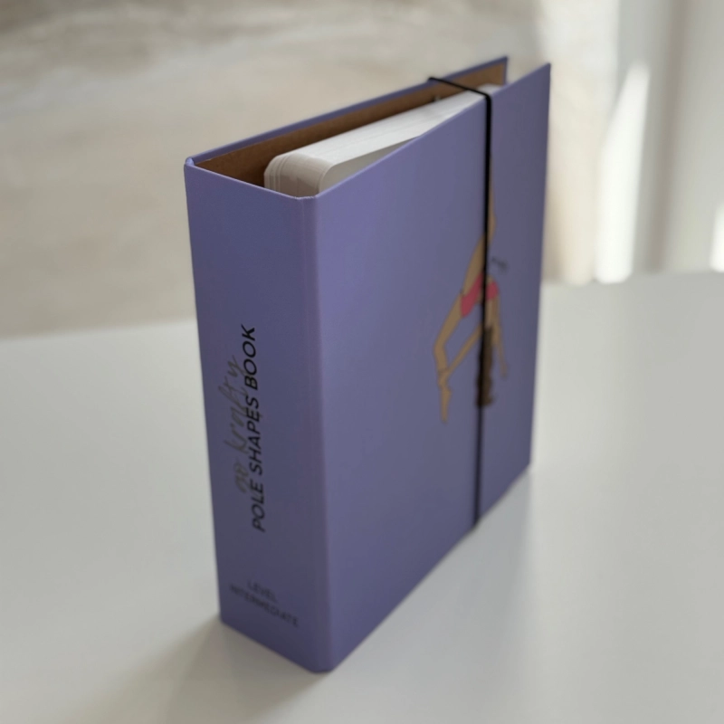 Pole Shapes Book Intermediate – segregator z ilustracją tancerki