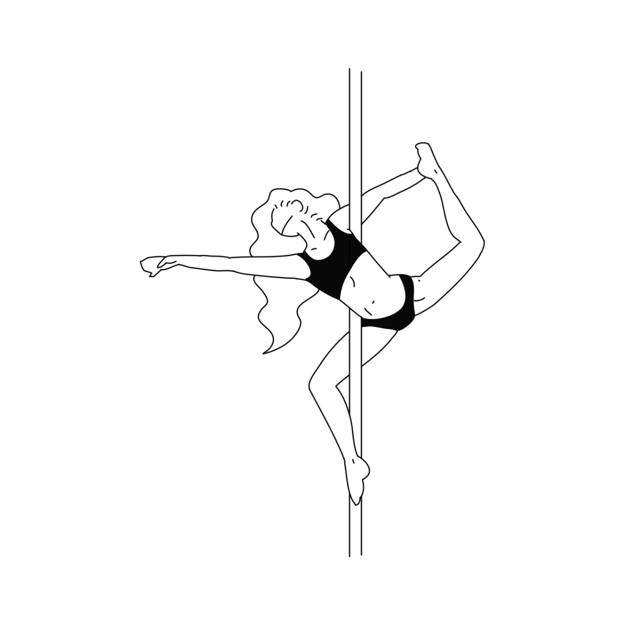 Ballerina — figura pole dance | Go Krafty